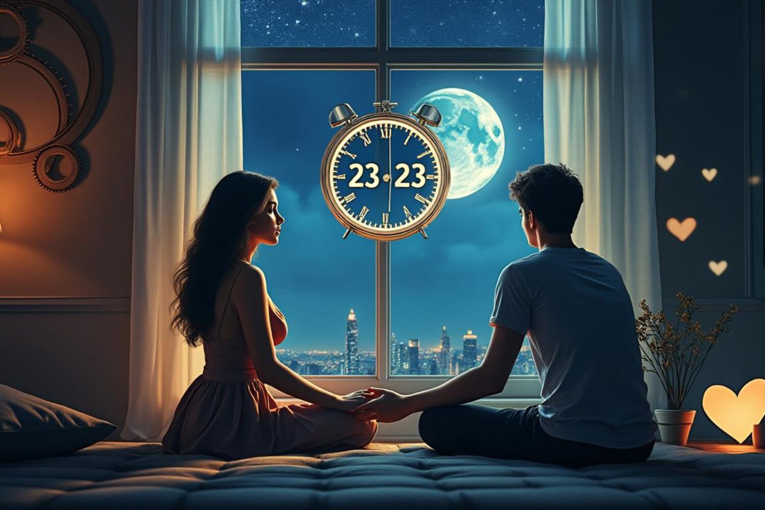 Heure miroir 23h23 en amour : signification pour couple et célibataire