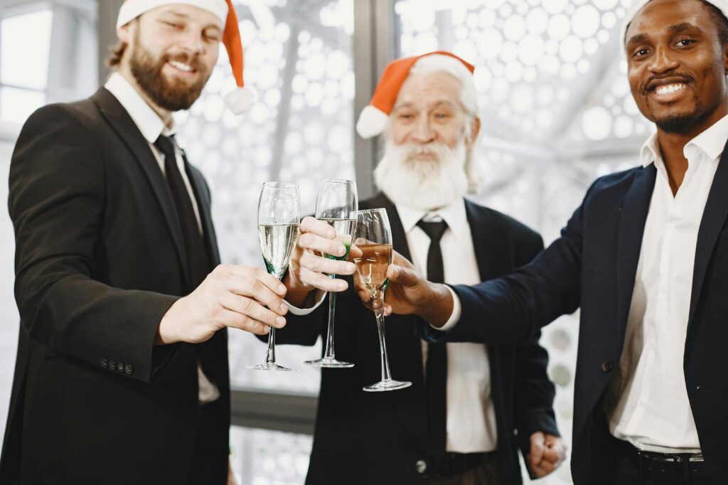 Message de bonne année 2026 — célébration du nouvel an au bureau