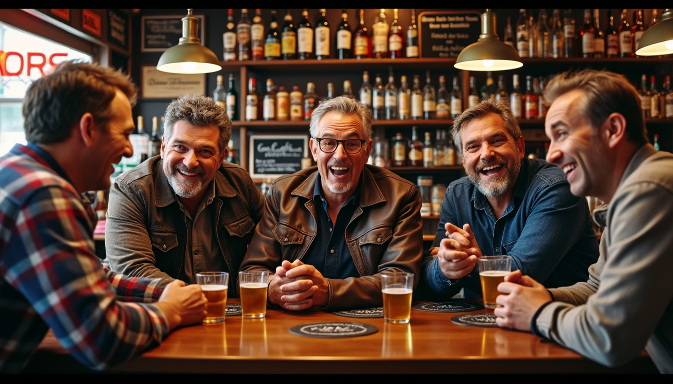découvrez les pires punchlines du comptoir, ces phrases de beauf qui font rire (ou grincer des dents) autour d'un verre entre amis.