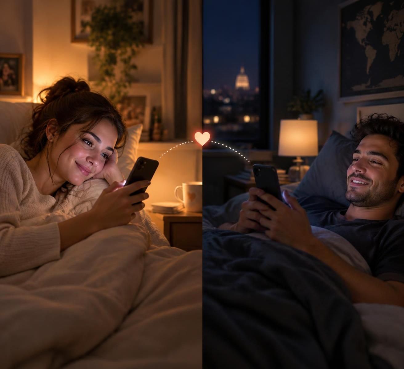 découvrez des textes touchants, des mots doux et des messages de bonne nuit pour dire à votre amour qu’il vous manque, même à distance.